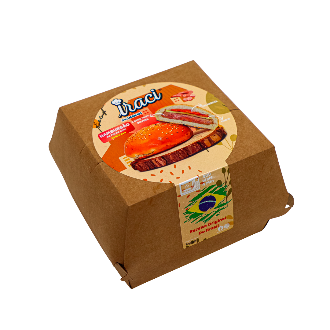 Hamburgão de Forno com Calabresa CX -12UN