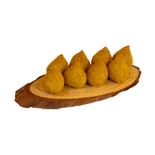 Mini Coxinha de Abóbora e Leite de Côco Pronto a Comer